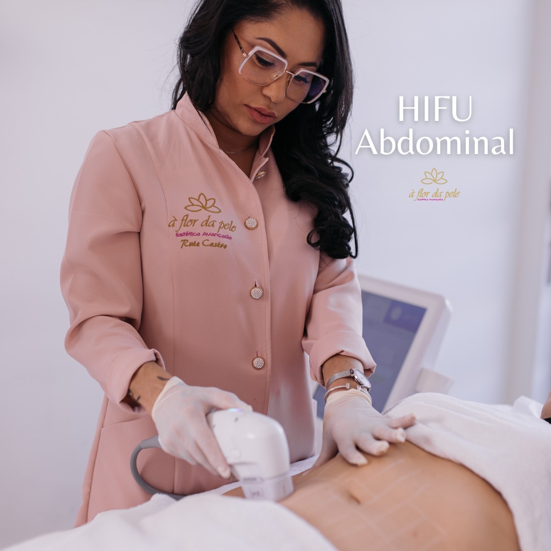 Tratamento HIFU abdominal na Clínica À Flor da Pele — Rute Castro